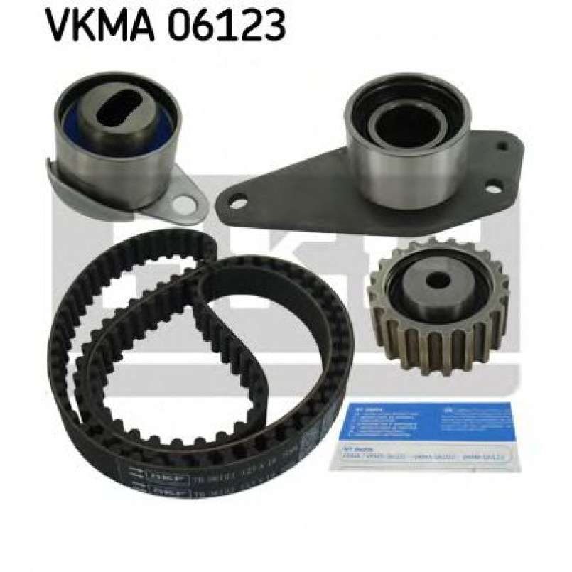 VKMA 06123 SKF Комплект (ремінь+ролики)